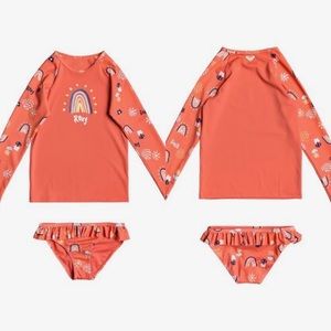 NWT ROXY RAINBOW & SUN LONG SLEEVE RASHGUARD